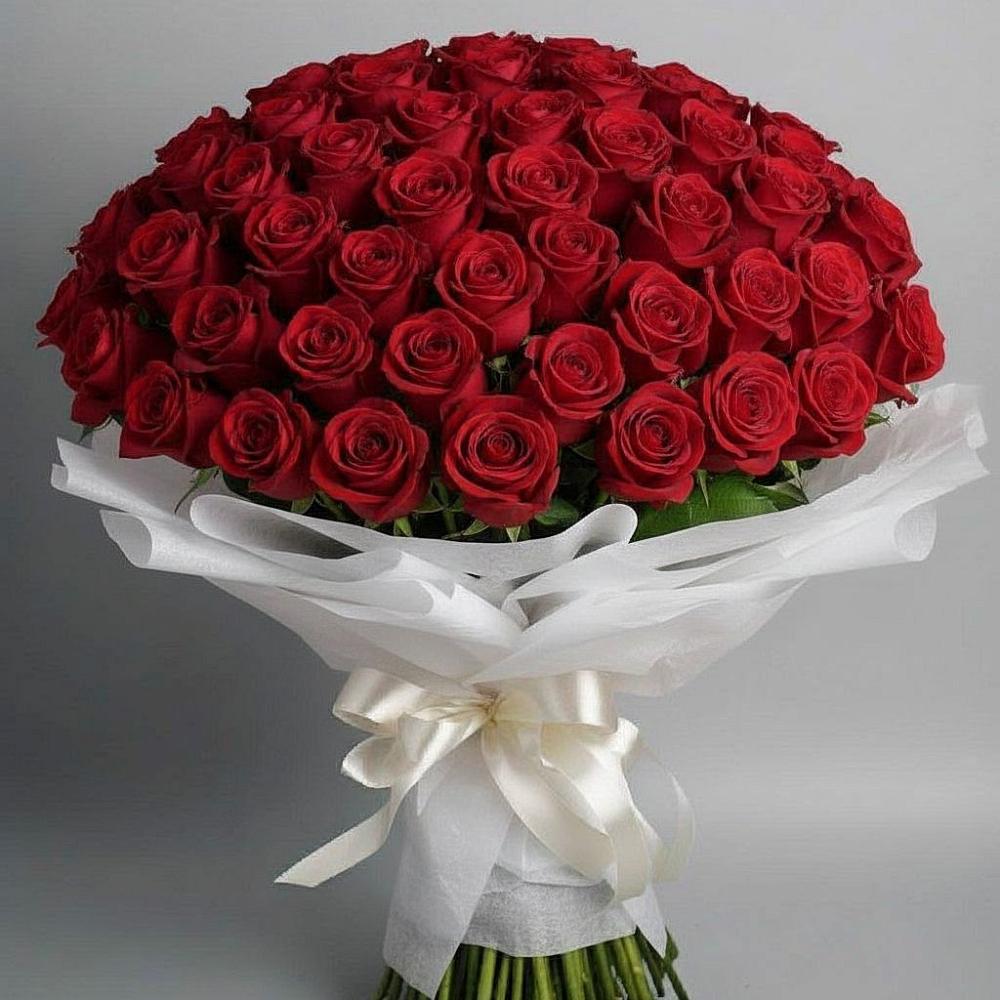 101 Красная роза Блэк Мэджик в Богучанах Букет 101 Красная роза Блэк Мэджик в Богучанах