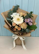 Букет цветов из:  Герберы и Хризантемы #REPLACE_PRED# Богучанах