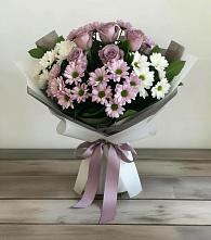 Букет цветов из:  Хризантемы и Розы в Богучанах