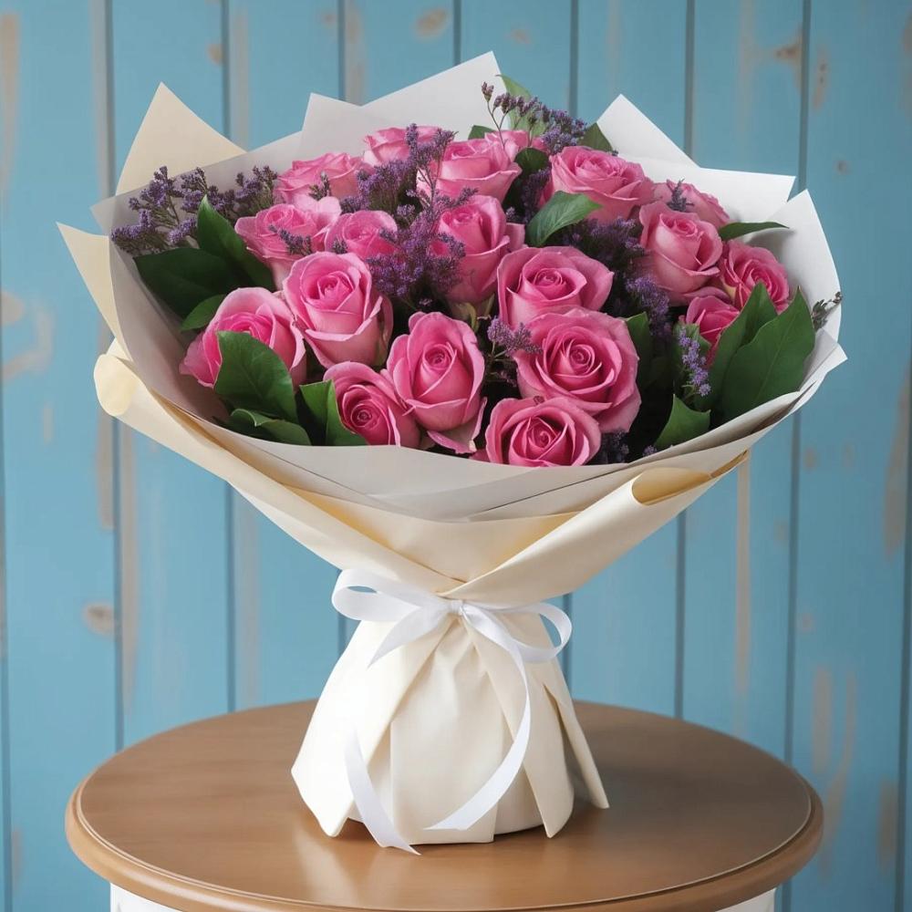 Букет цветов из: Розы в Богучанах