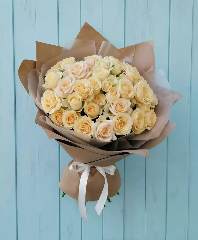 Букет Кремовое облако в Богучанах Букет Кремовое облако в Богучанах